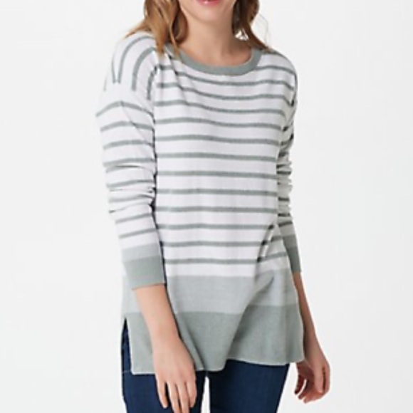 Barefoot Dreams Tops - Grey Barefoot Dreams Crewneck Pullover Cozychic Ultra Lite